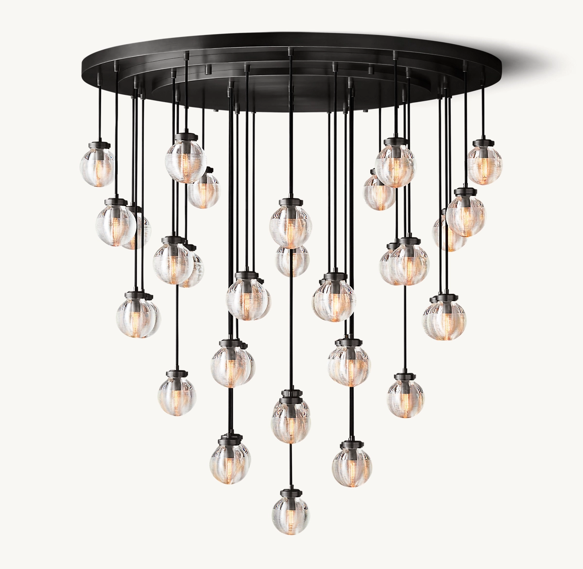 PEARL ROUND CHANDELIER 48