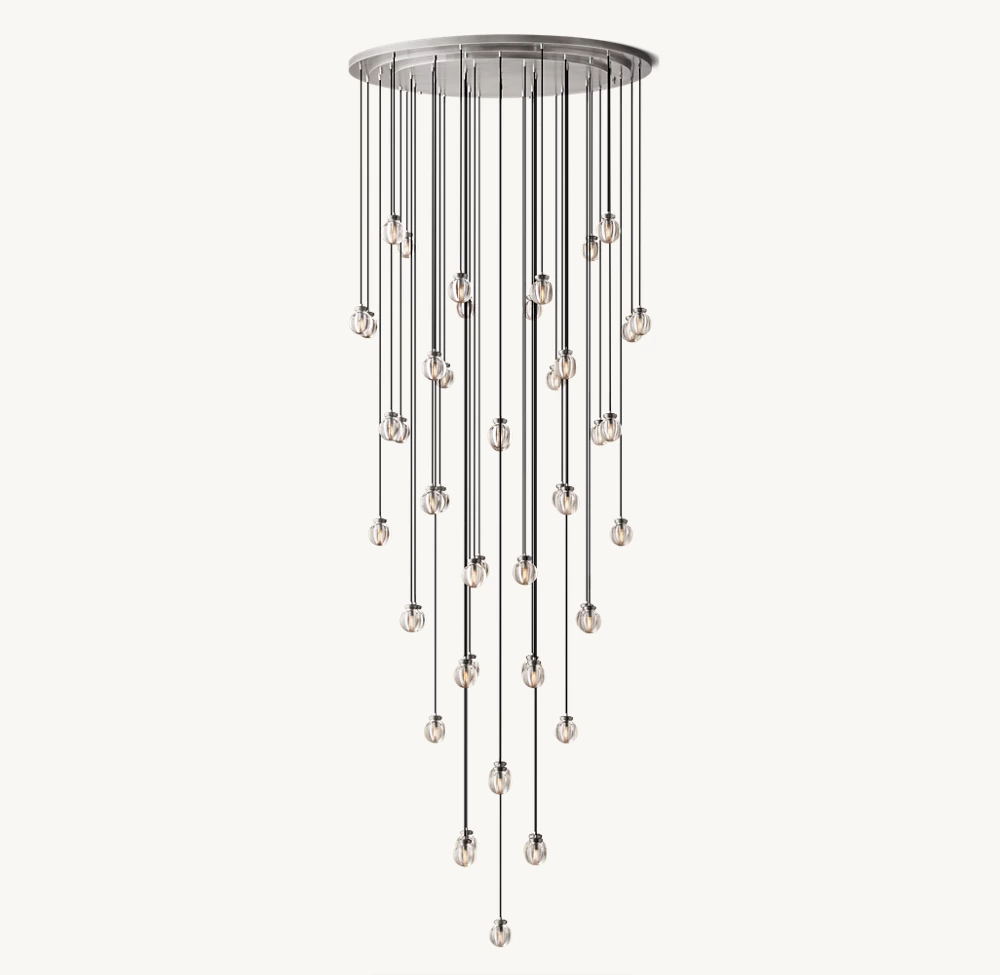 PEARL ROUND CHANDELIER 60