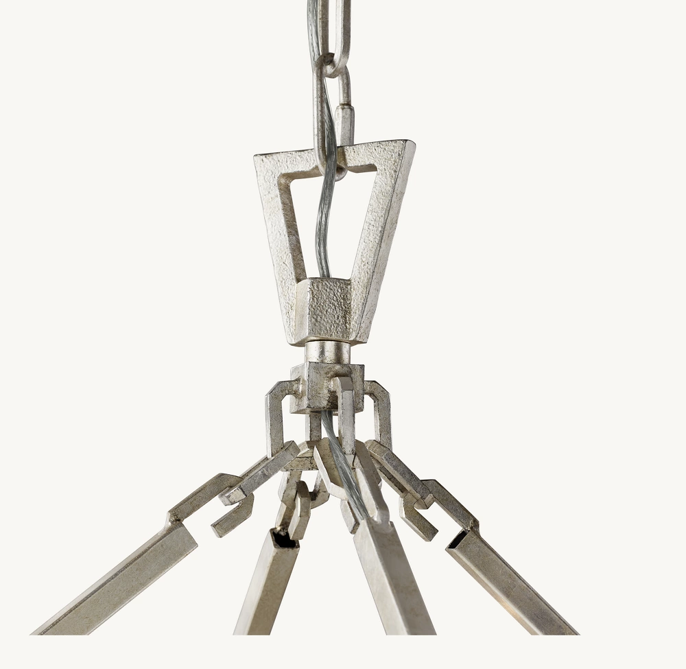 19TH C. ENGLISH OPENWORK TWO-TIER ROUND CHANDELIER 40