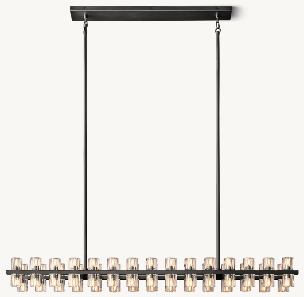 ARCACHON LED RECTANGULAR CHANDELIER 54