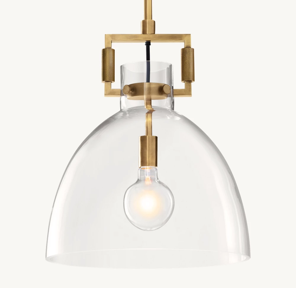 MACHINIST GLASS CLOCHE PENDANT - Image 2