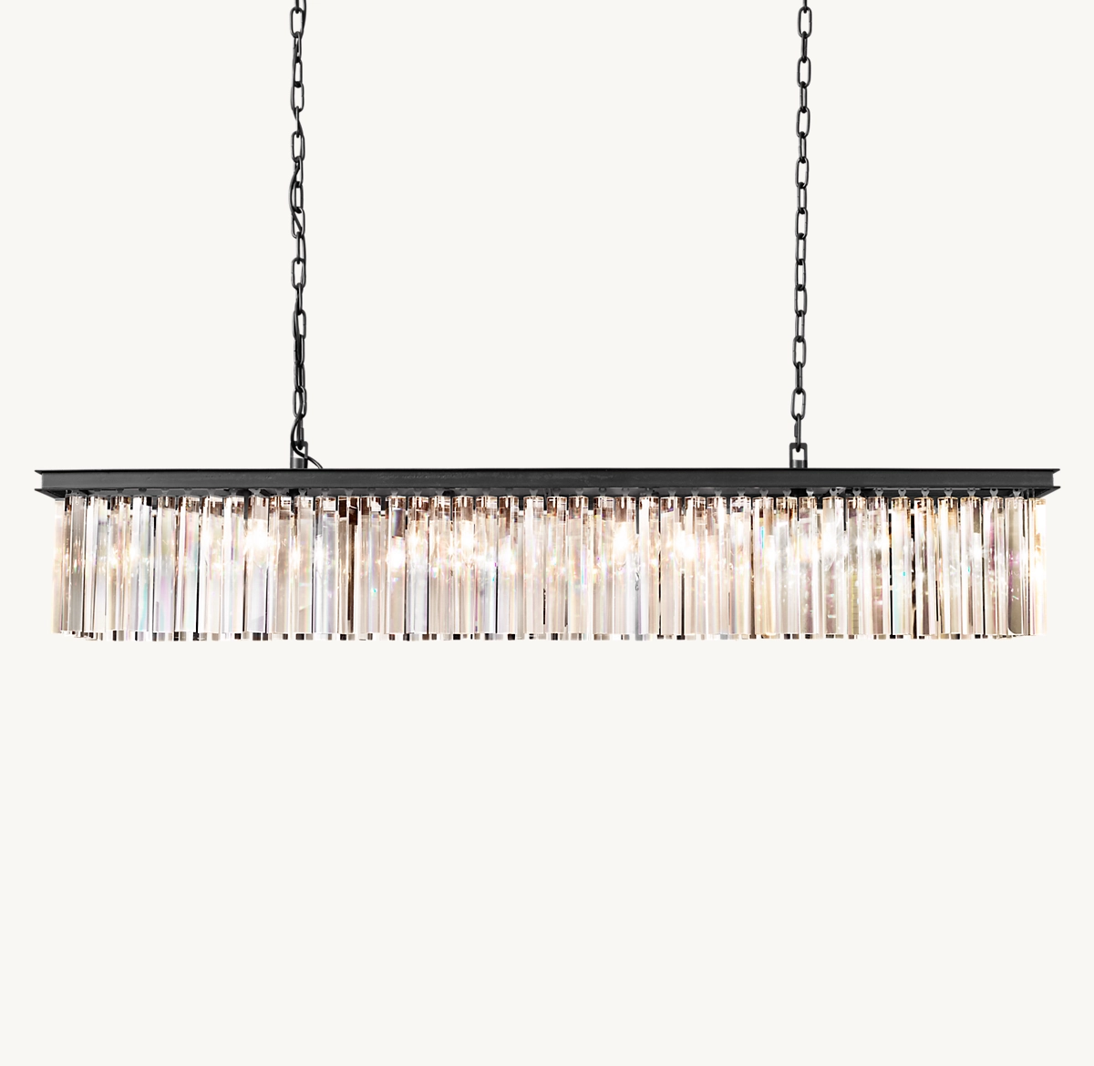 RHYS RECTANGULAR CHANDELIER 60