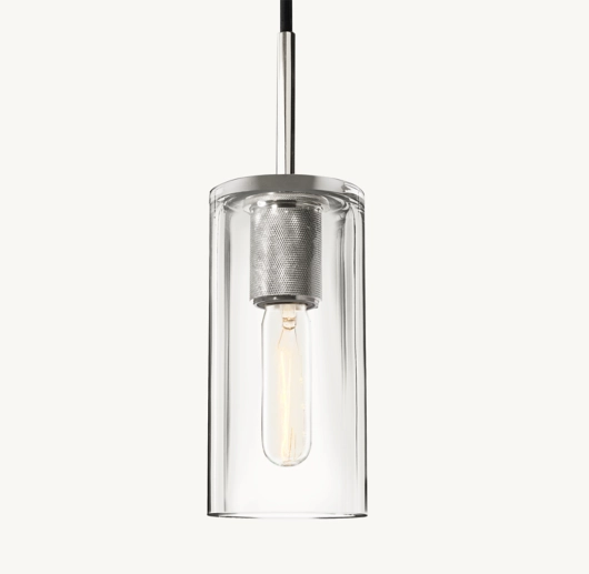 UTILITAIRE CYLINDER SHADE PENDANT