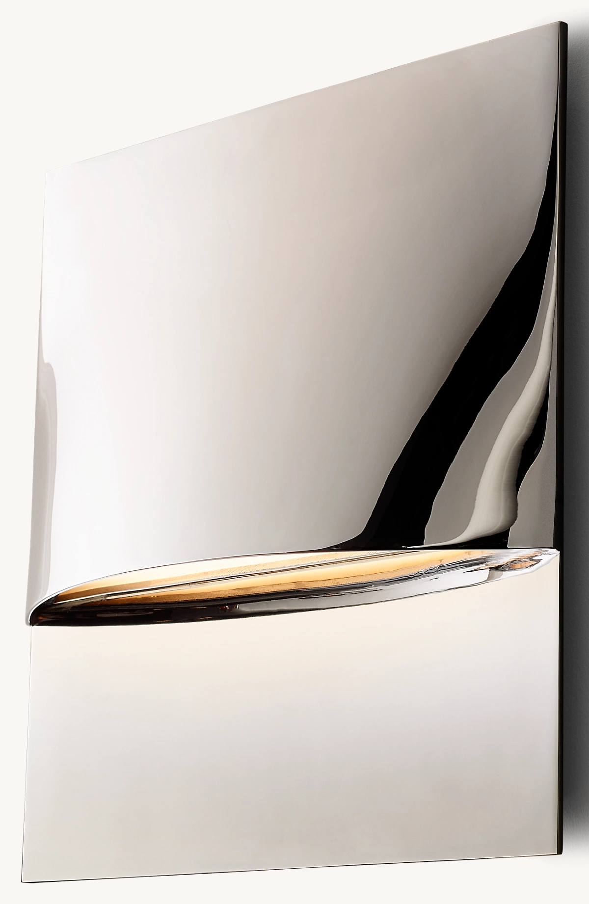 TAZA SQUARE SCONCE - Polished Chrome