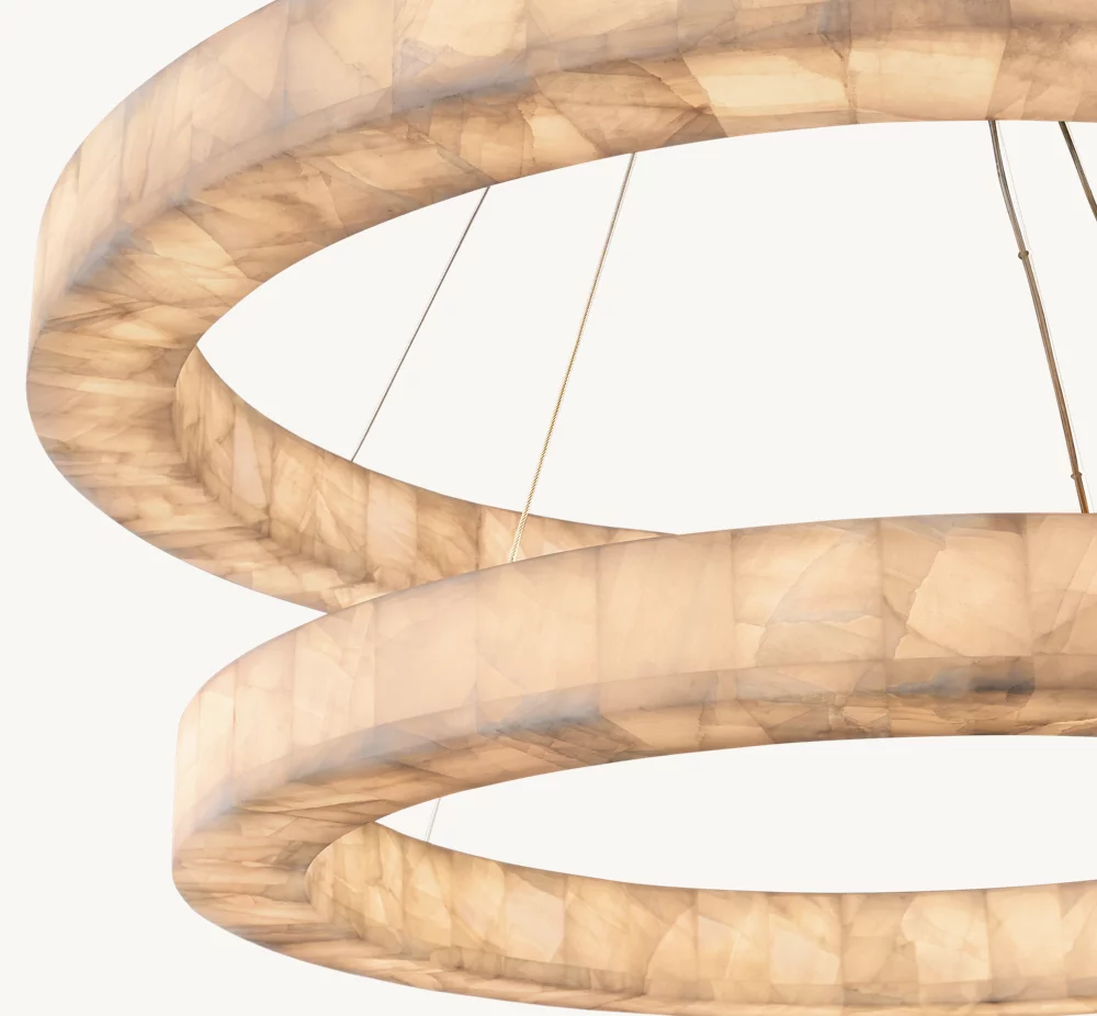 RIVAGE TWO-TIER ROUND CHANDELIER 60