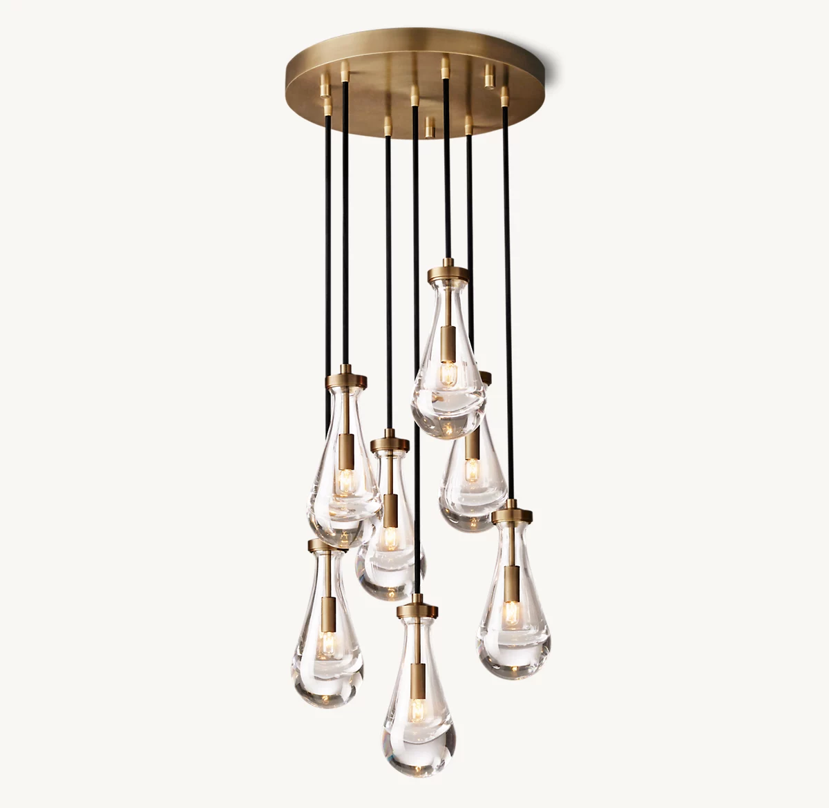 RAIN ROUND CHANDELIER 18