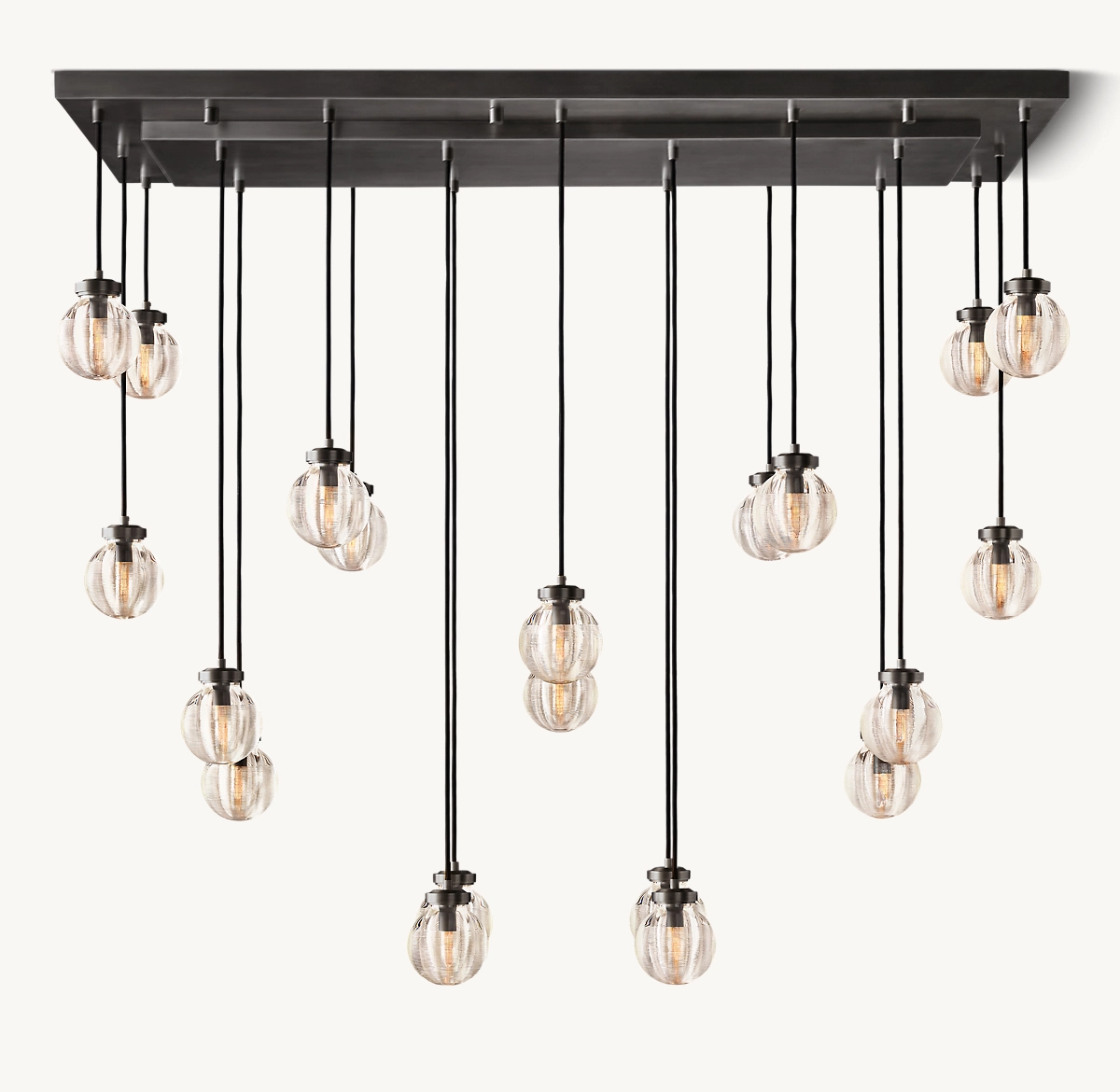 PEARL RECTANGULAR CHANDELIER 54