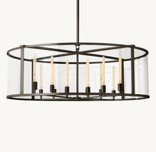 BECKMAN ROUND CHANDELIER 55