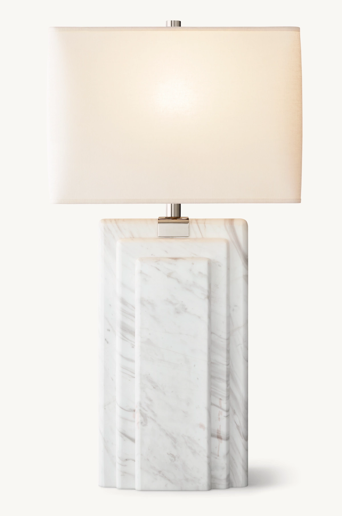 DORINE TABLE LAMP - Polished Nickel