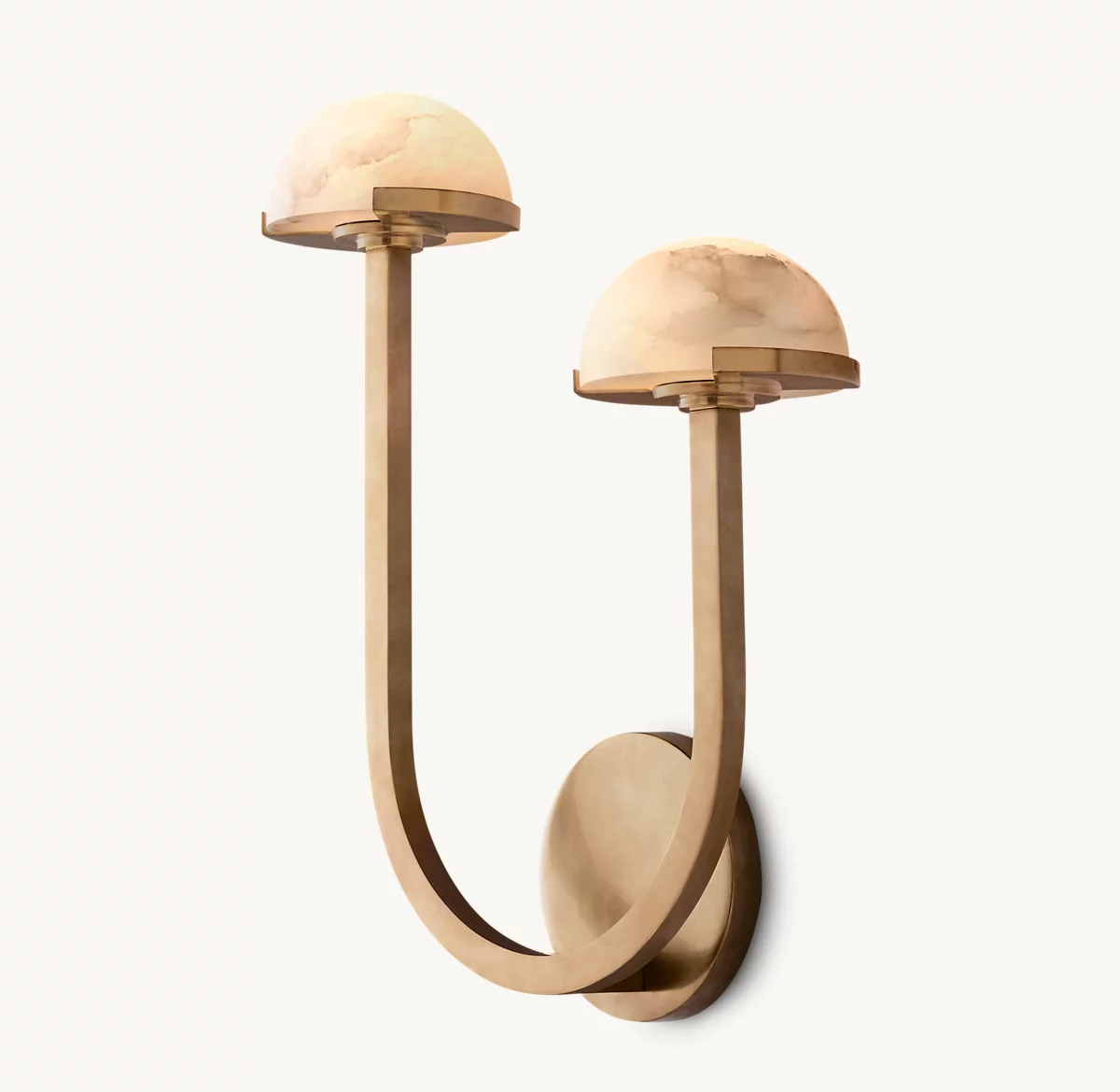 PEDRA DOUBLE SCONCE - RIGHT - Vintage Brass