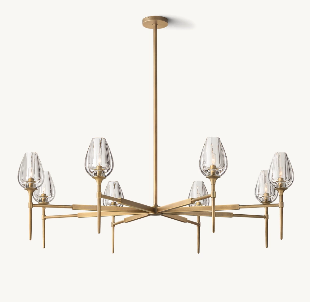 TULIP ROUND CHANDELIER 54