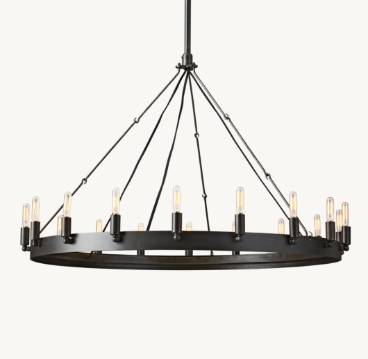 CAMINO VINTAGE FILAMENT ROUND CHANDELIER 38