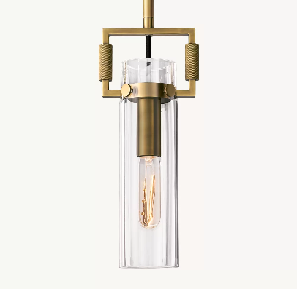 MACHINIST GLASS CYLINDER PENDANT - Image 7