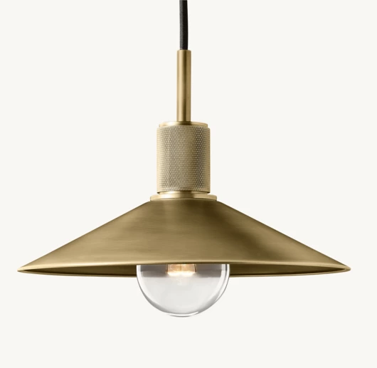 UTILITAIRE METAL SLOPE SHADE PENDANT