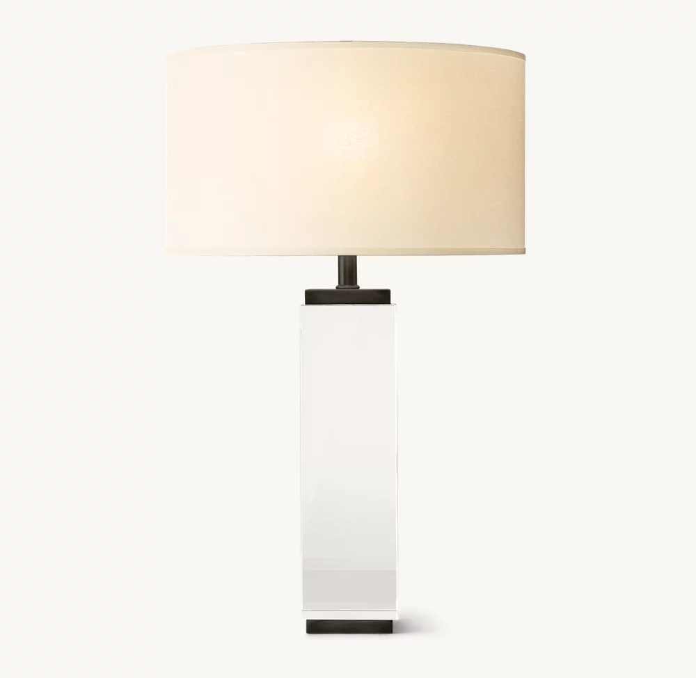 SQUARE COLUMN CRYSTAL TABLE LAMP - Image 7