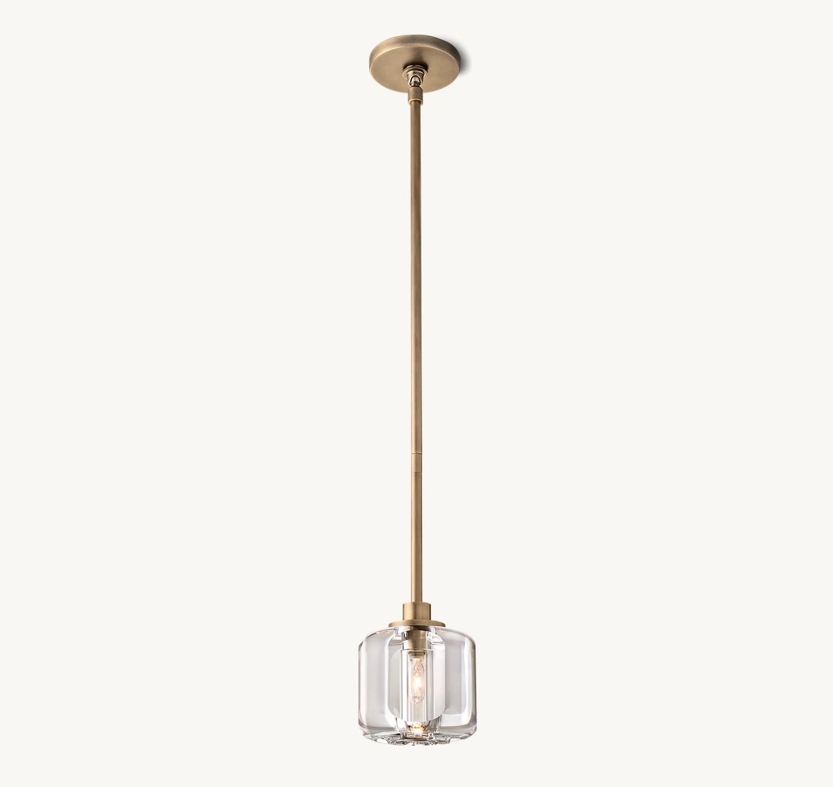DEMARET PENDANT - Natural Brass