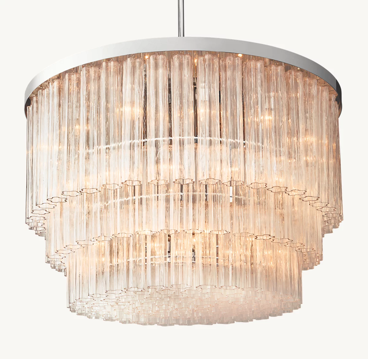 CIELO THREE-TIER ROUND CHANDELIER 48