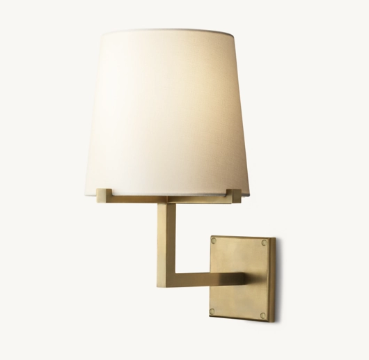 PAUILLAC FABRIC SHADE GRAND SCONCE