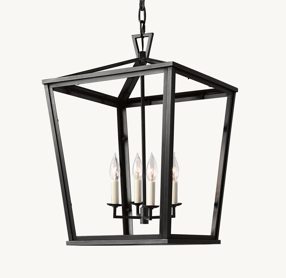 19TH C. ENGLISH OPENWORK OUTDOOR PENDANT - Image 1