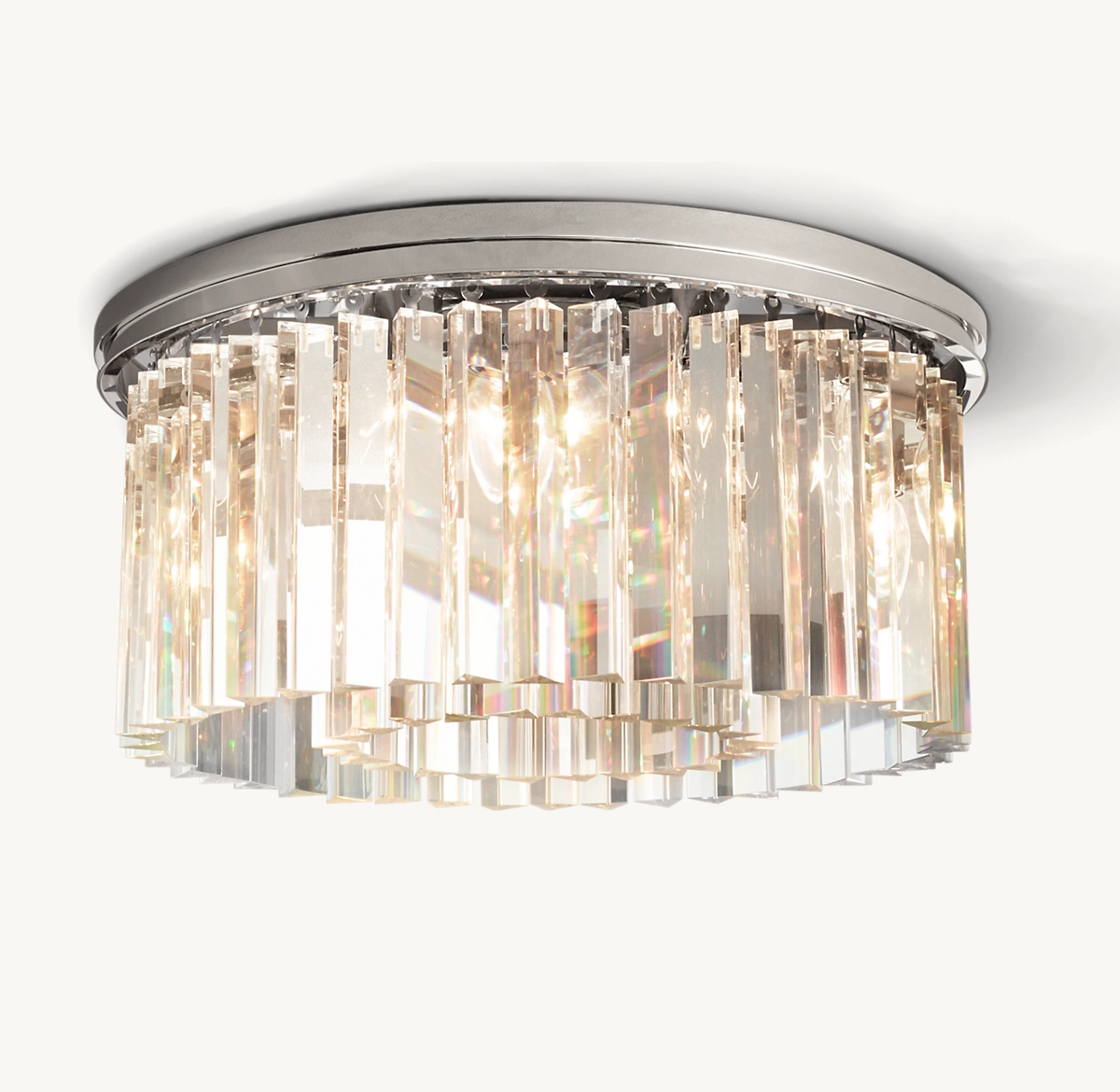 RHYS FLUSHMOUNT - Polished Nickel