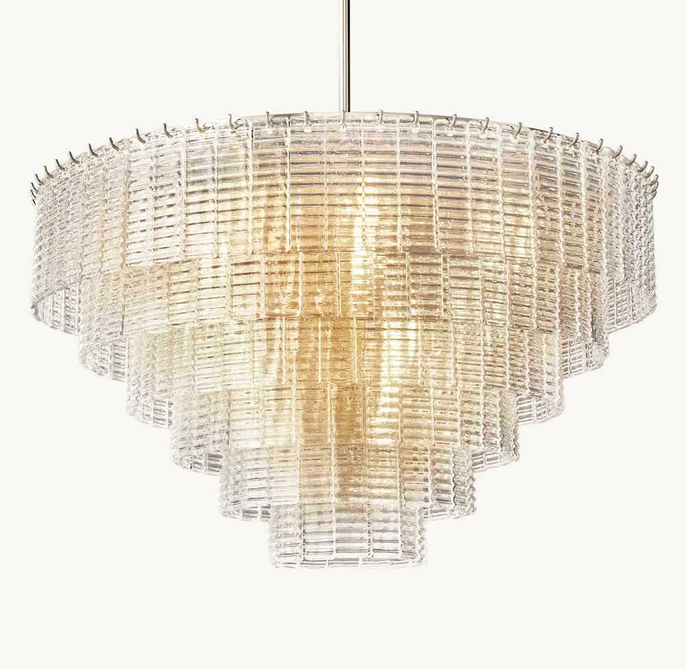 SIRENE CLEAR GLASS ROUND CHANDELIER 41