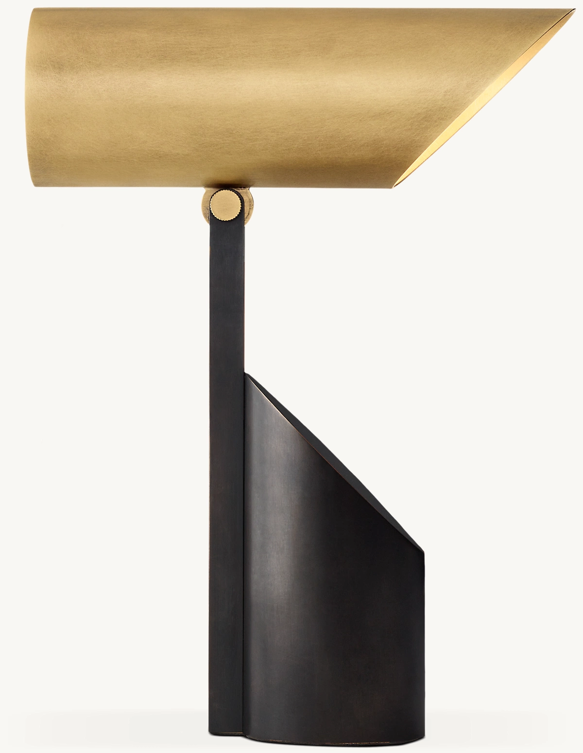 CHAMPEAUX FOLDING SPOTLIGHT - Lacquered Burnished Brass/ Bronze