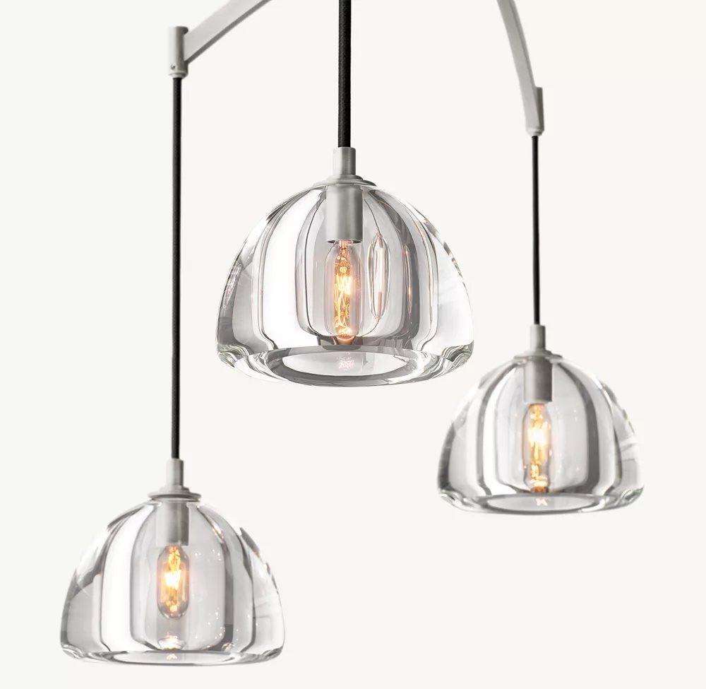 HEMISPHERE LINEAR CHANDELIER 54