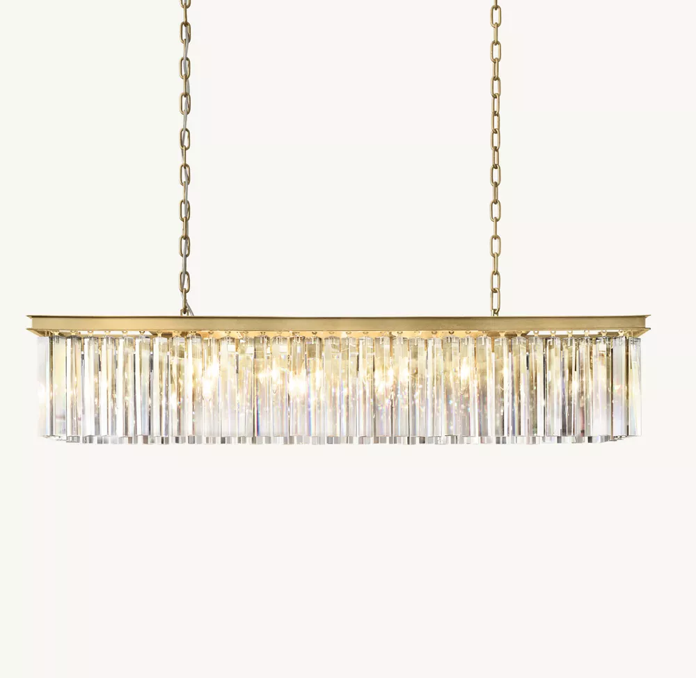 RHYS RECTANGULAR CHANDELIER 49
