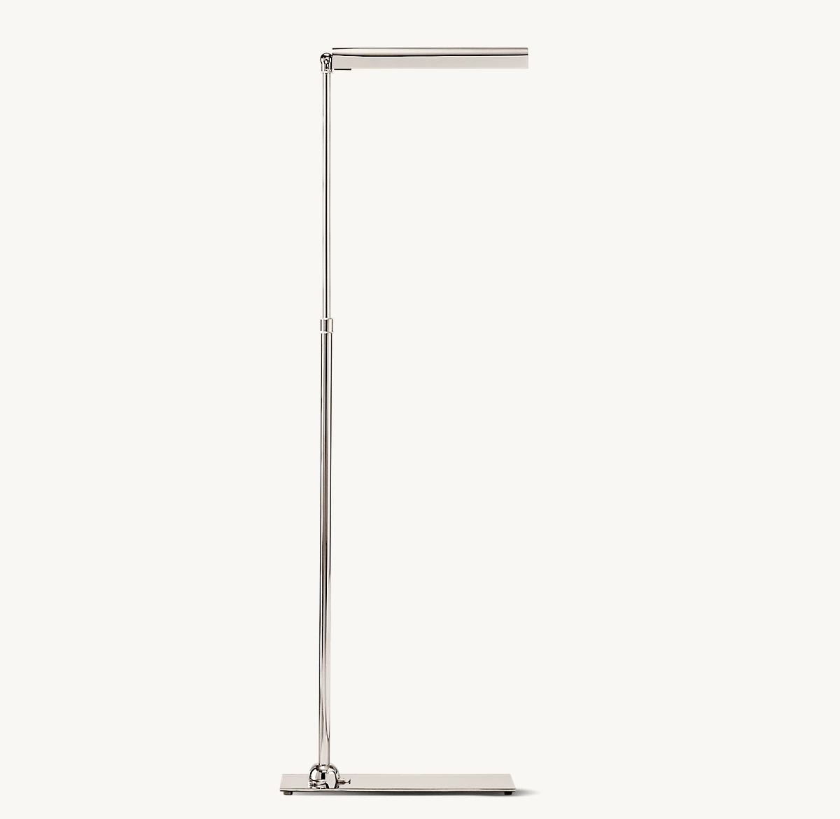 SLIMLINE TASK FLOOR LAMP - Polished Nickel