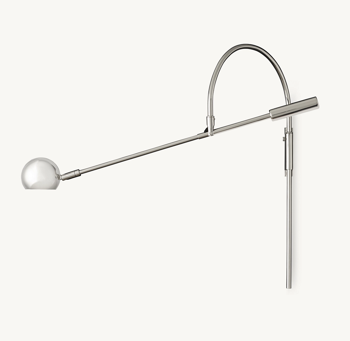 ORBITER II™ WALL LAMP - Polished Nickel