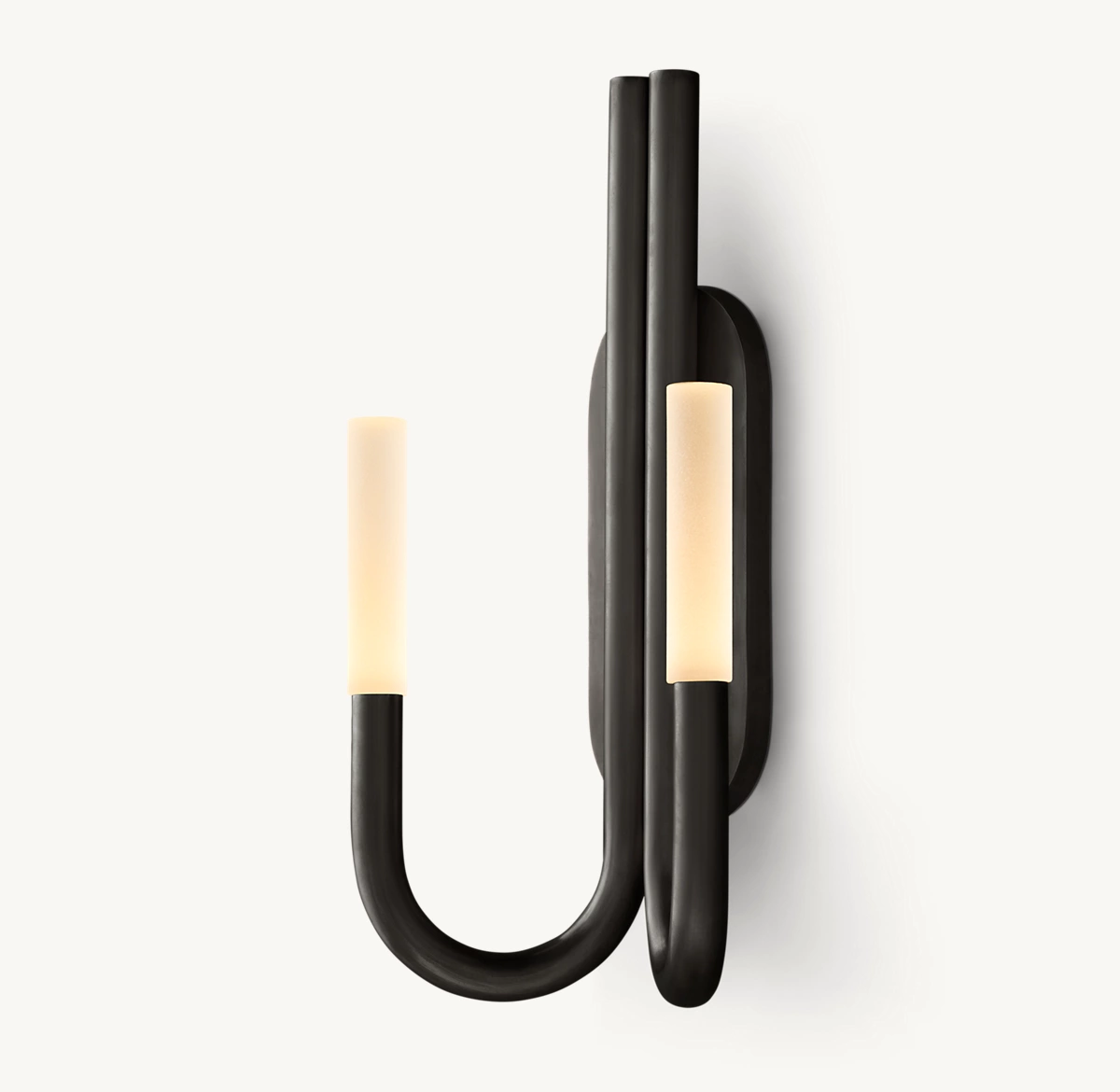 ROUSSEAU DOUBLE SCONCE - Bronze