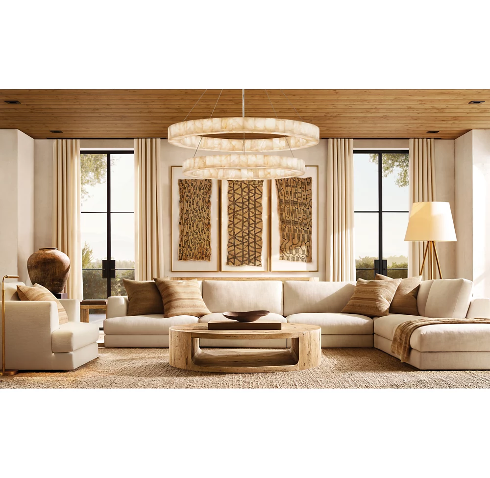 REED WHITE PLEATED SILK SHADE FLOOR LAMP - Image 1