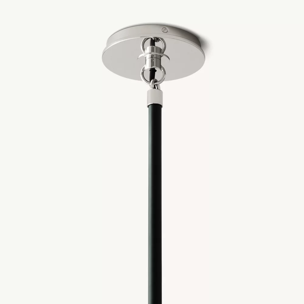 BISTRO GLOBE MILK GLASS CHANDELIER 56