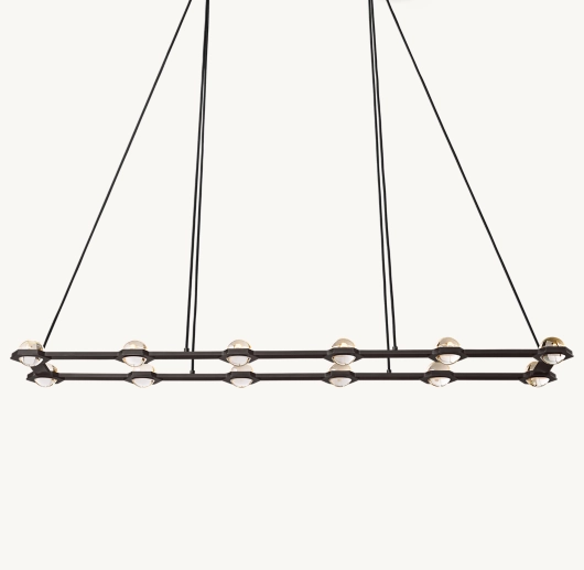ÉCLATANT RECTANGULAR CHANDELIER 72