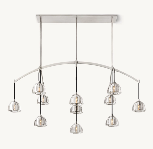 HEMISPHERE LINEAR CHANDELIER 72