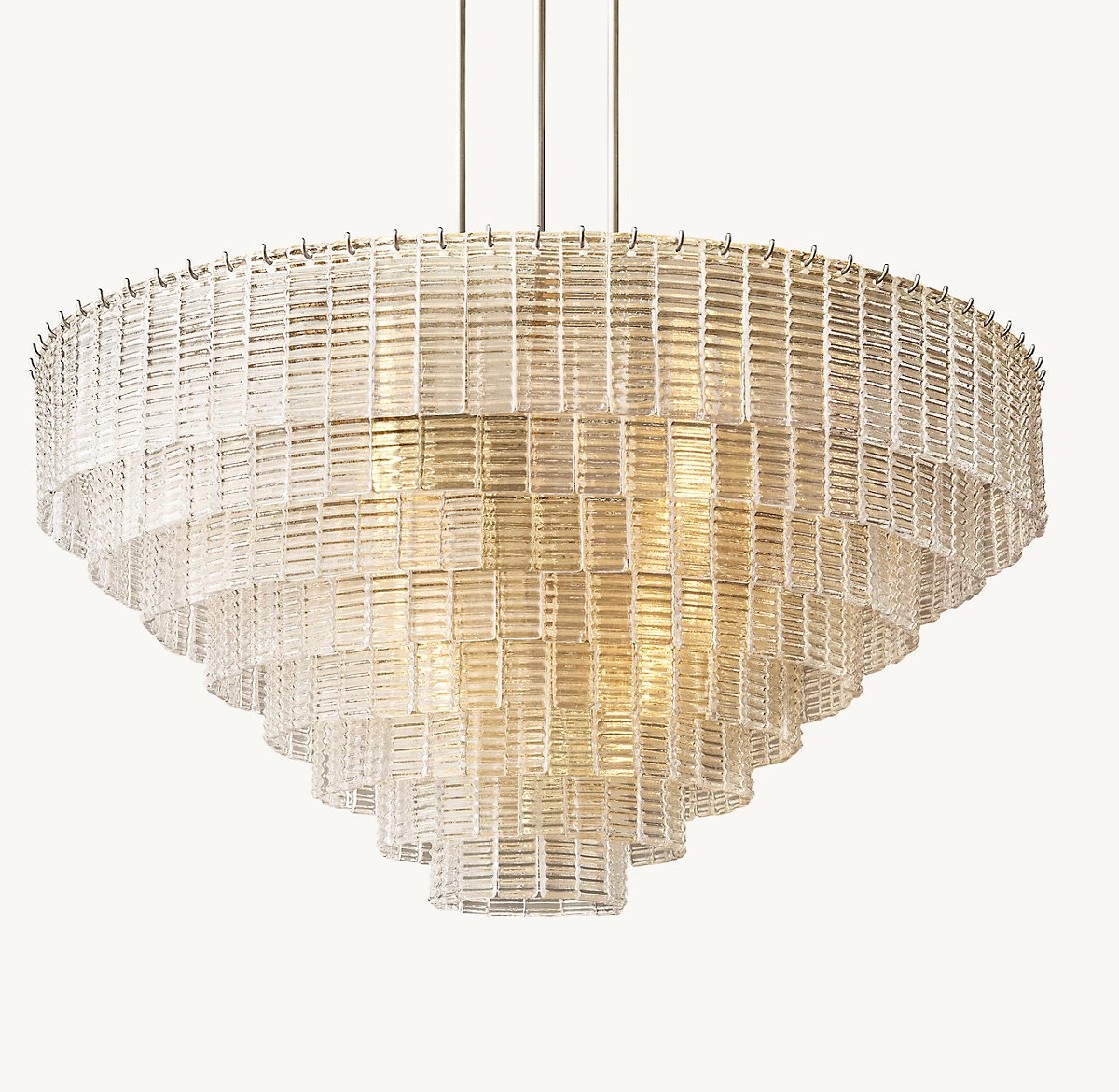 SIRENE CLEAR GLASS ROUND CHANDELIER 52