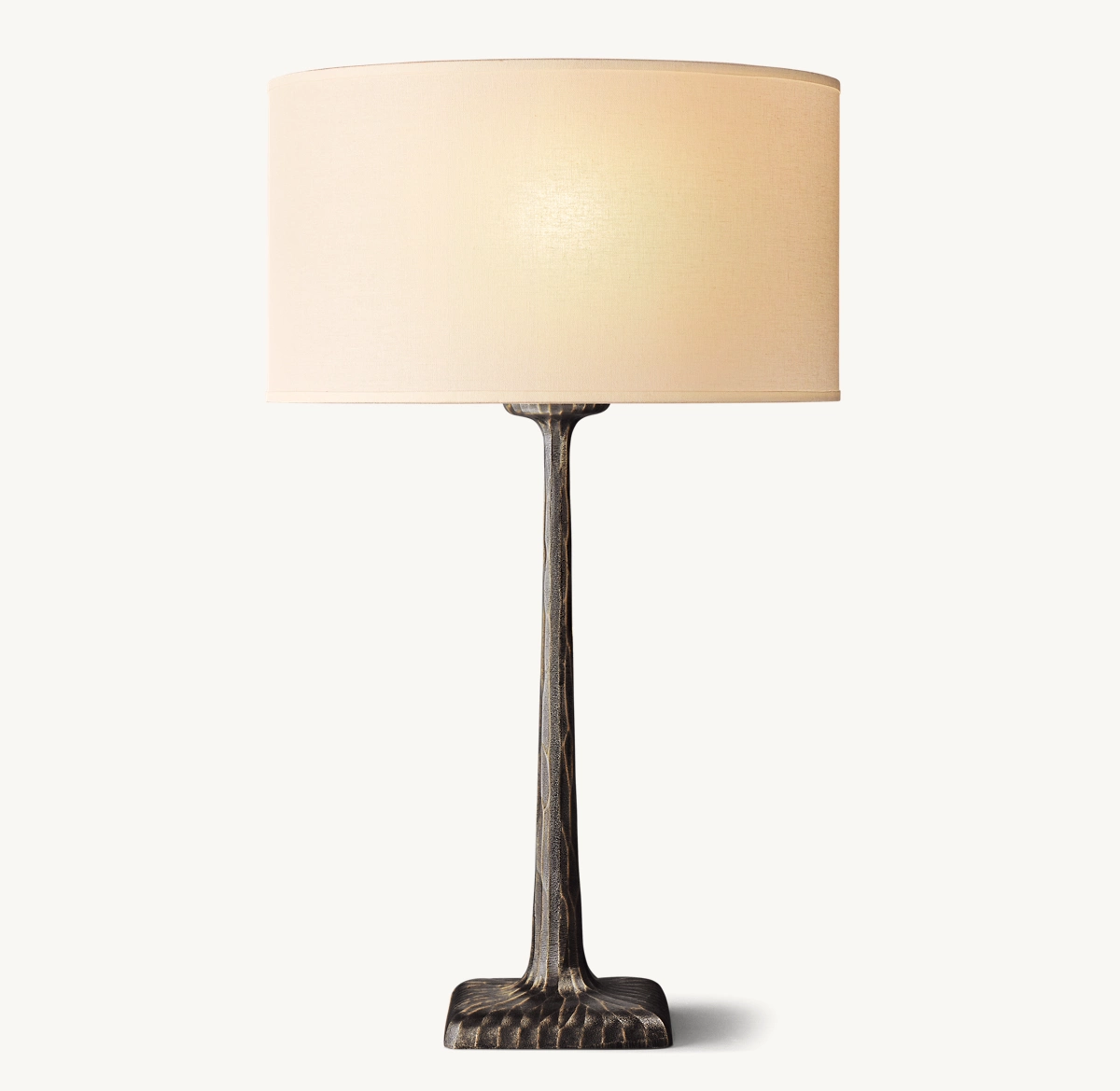 THADDEUS TABLE LAMP - Forged Bronze