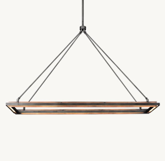 PERALTA RECTANGULAR CHANDELIER 62