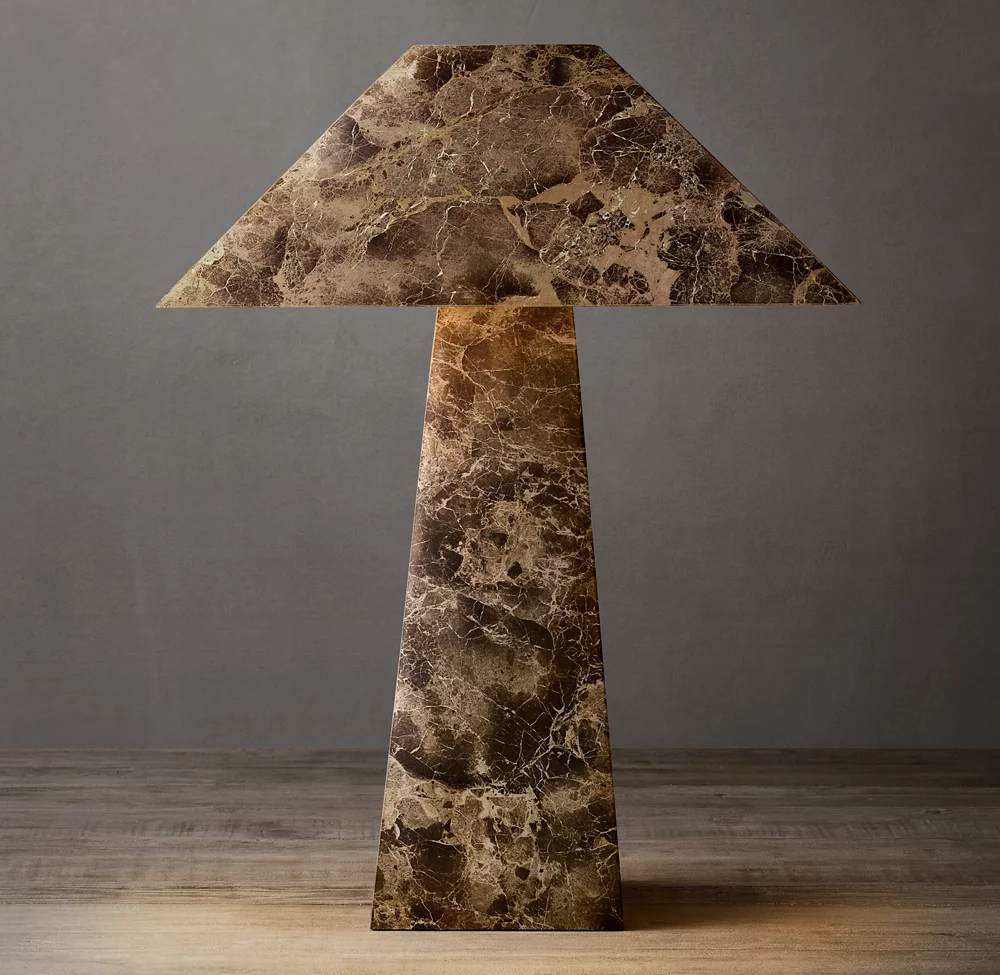Mycena Obelisk Stone Table Lamp - Image 2