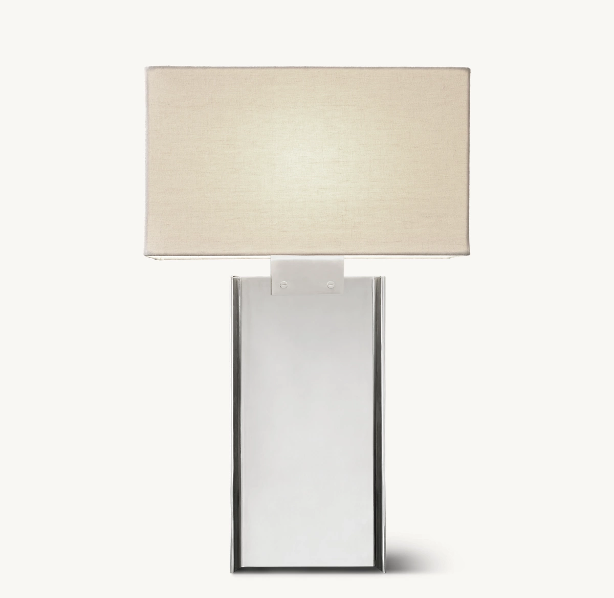 BEAM TABLE LAMP - Polished Nickel