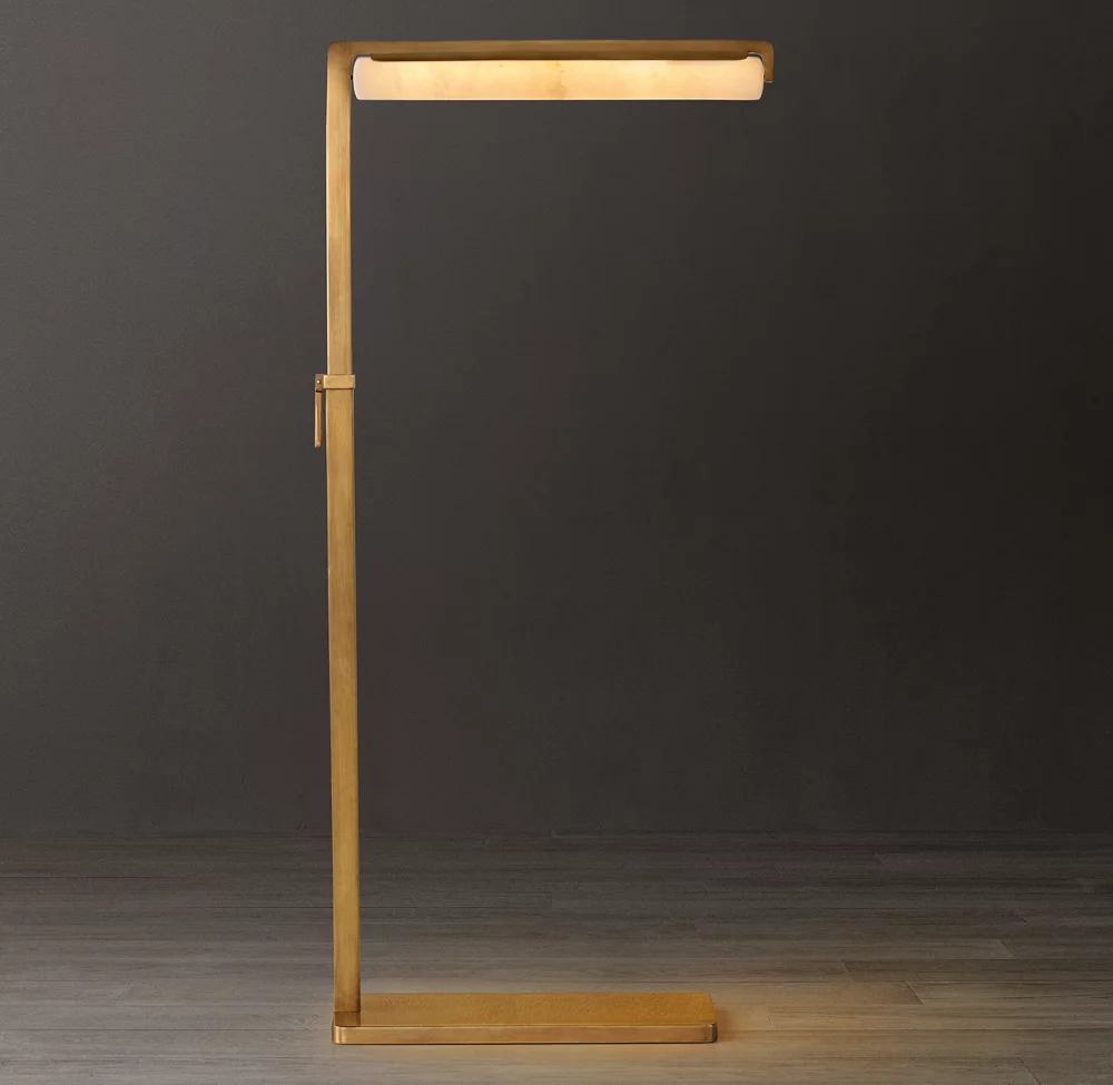 Audubon Alabaster Task Floor Lamp - Image 3