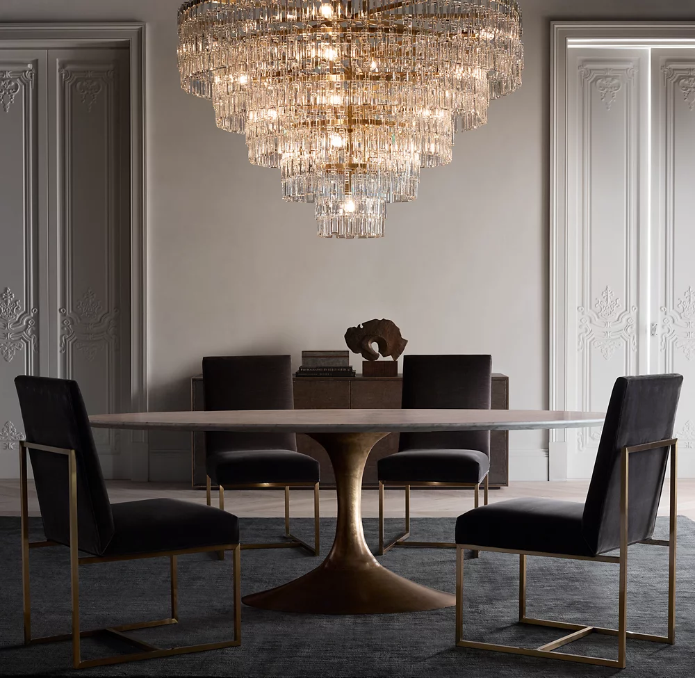 MARIGNAN TIERED ROUND CHANDELIER 48