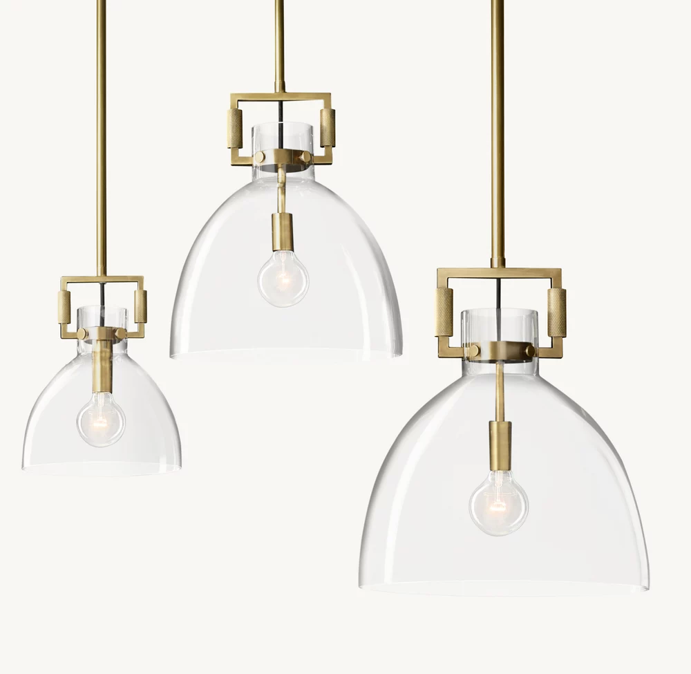 MACHINIST GLASS CLOCHE PENDANT - Image 7