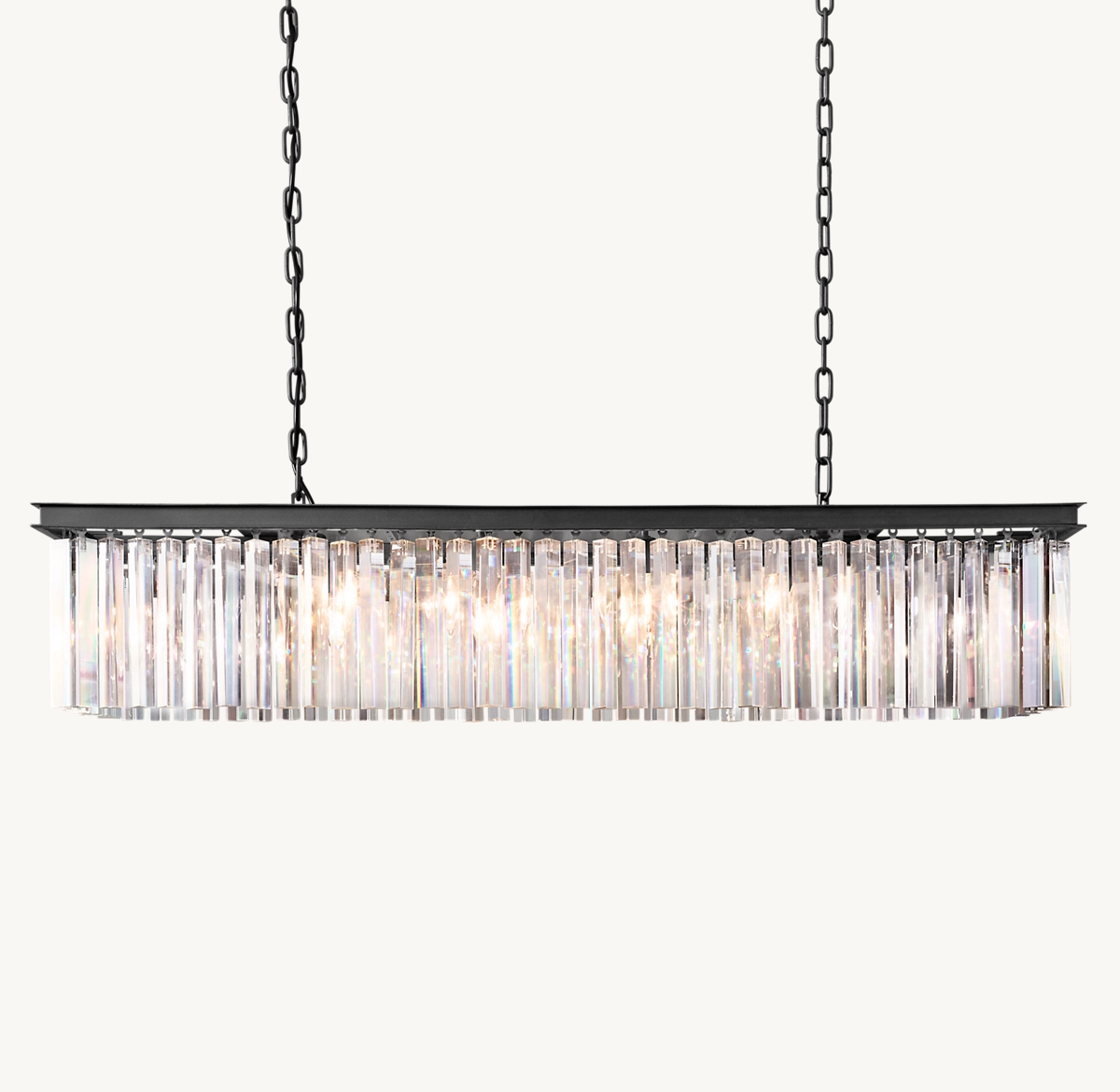 RHYS RECTANGULAR CHANDELIER 49