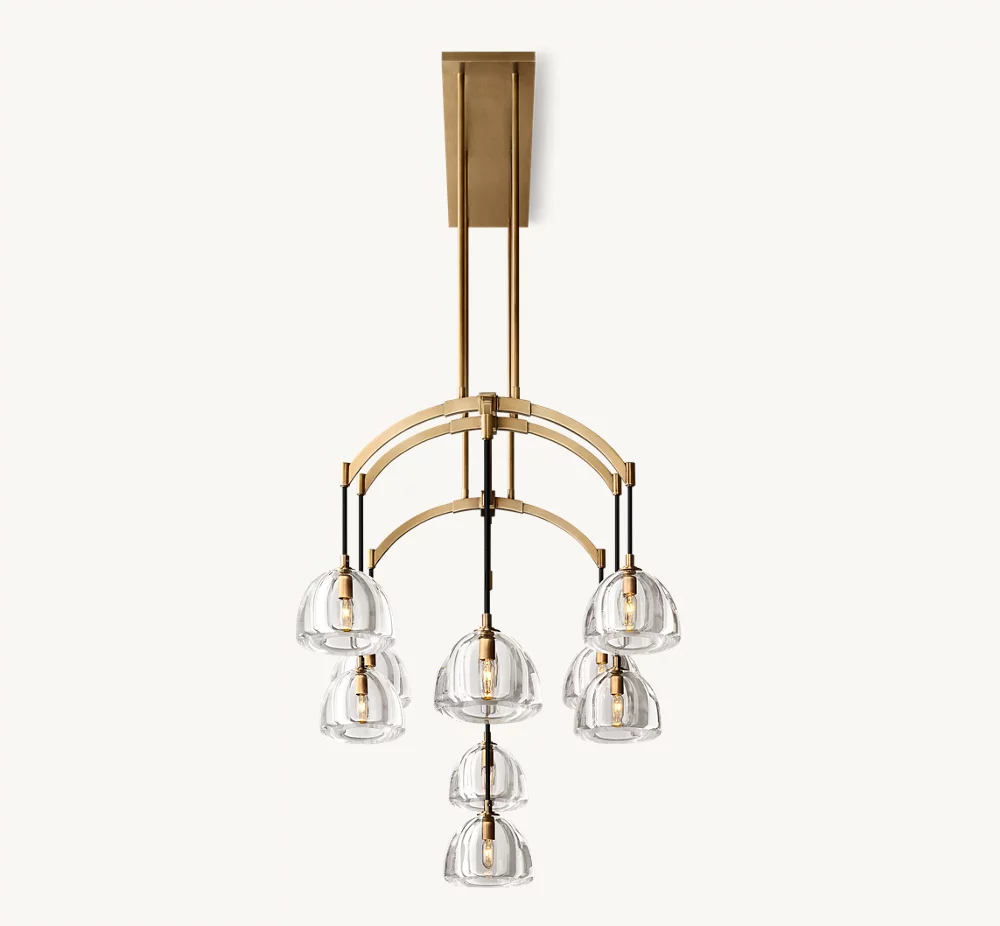 HEMISPHERE LINEAR CHANDELIER 54