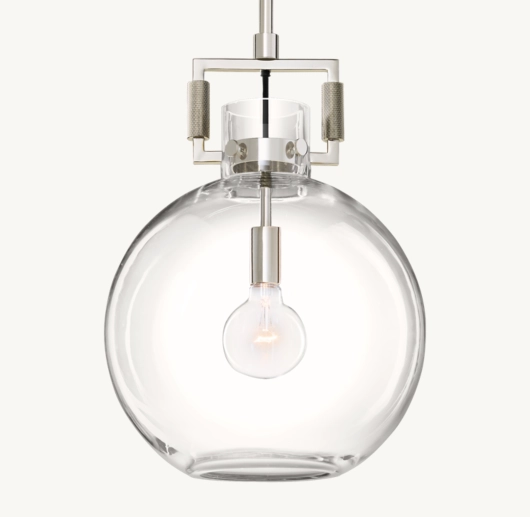 MACHINIST GLASS GLOBE PENDANT