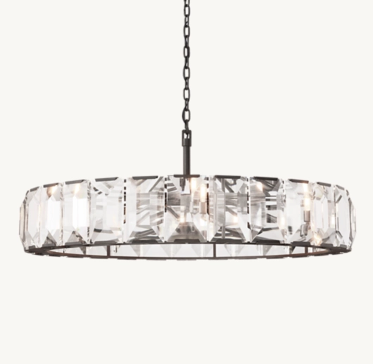 HARLOW CRYSTAL ROUND CHANDELIER 60
