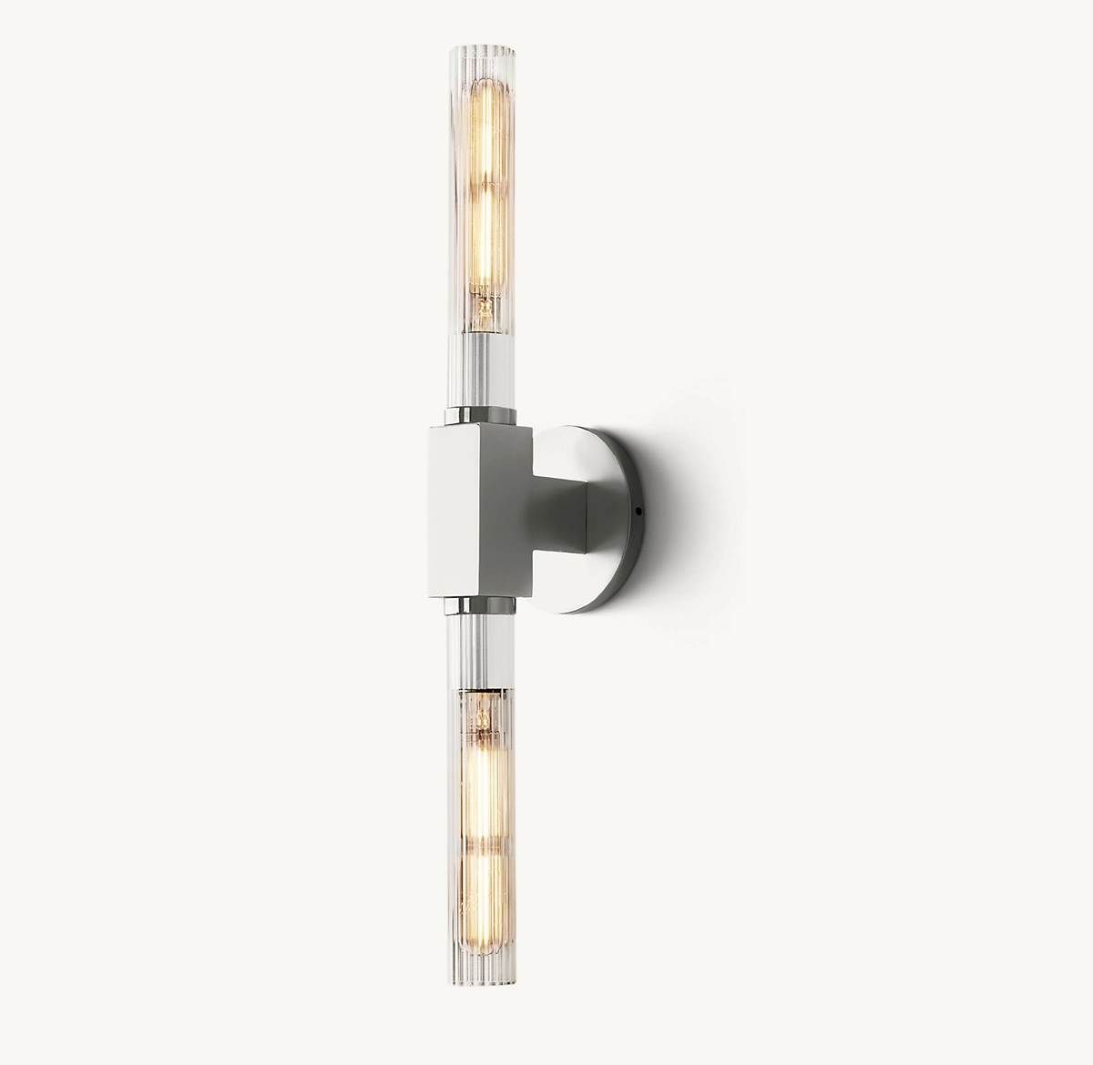 CANNELE LINEAR SCONCE - Polished Nickel