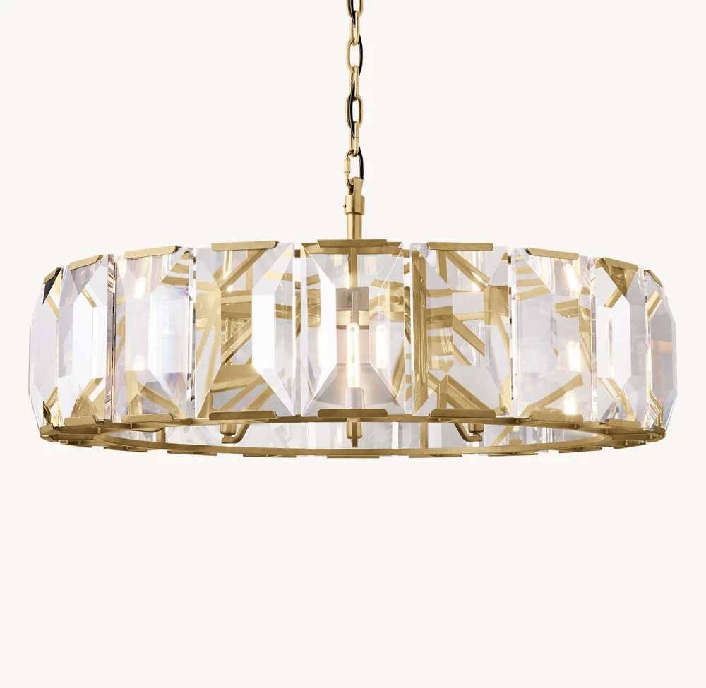 HARLOW CRYSTAL ROUND CHANDELIER 43