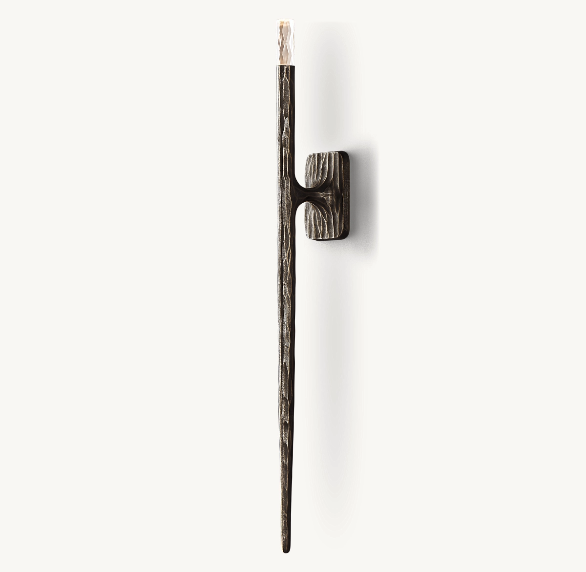 THADDEUS GRAND SCONCE - Forged Bronze